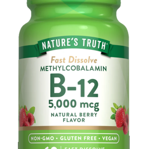 Methylcobalamin Vitamin B-12 5,000 mcg - 60 Fast Dissolve Tablets